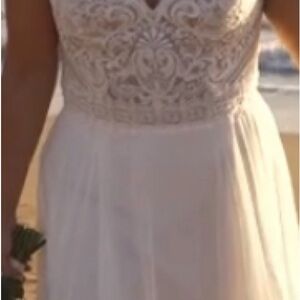Elegant Lace White Dress